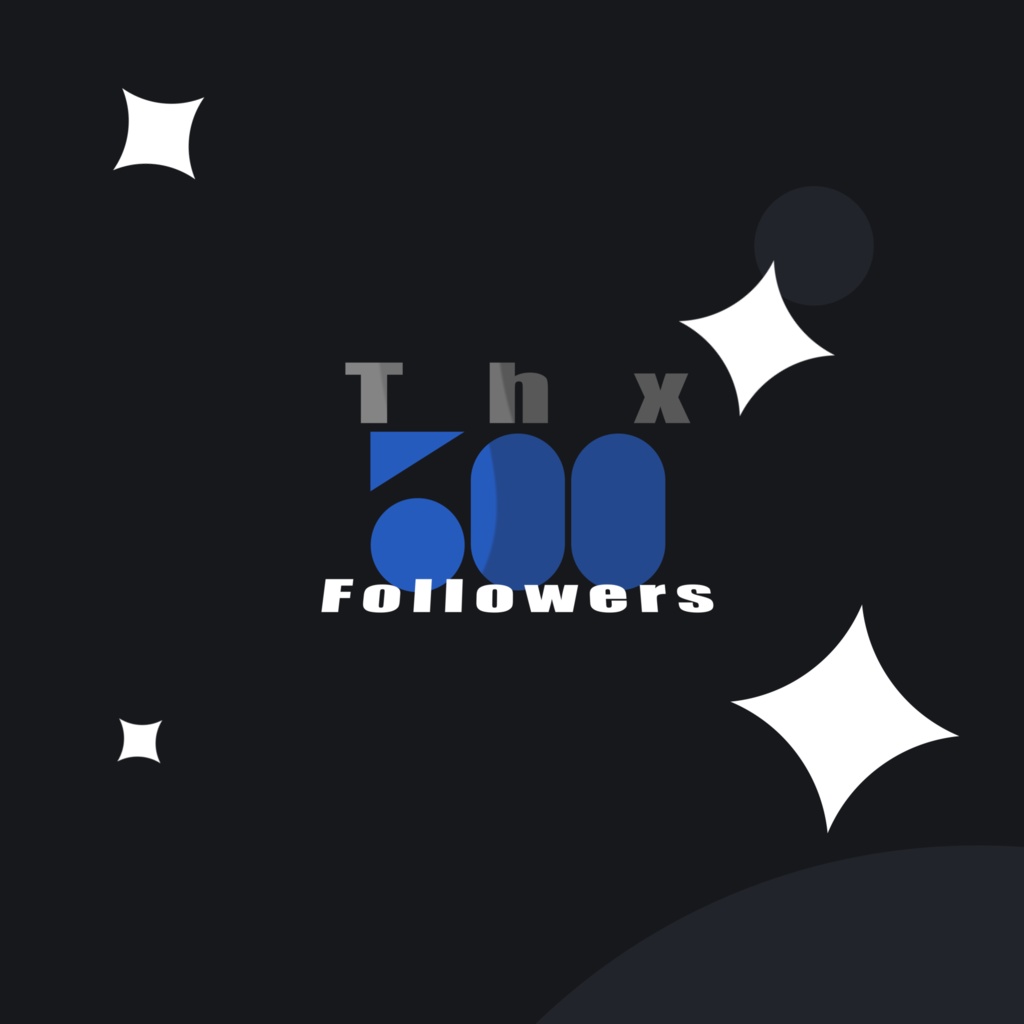 Thx 500 Followers! (Motion Graphics) Aep