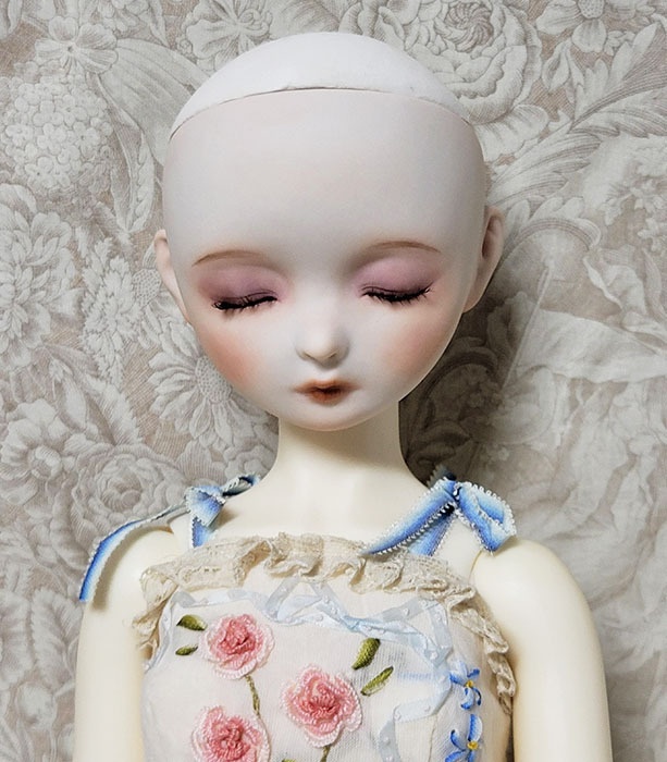 ビスクドールヘッド SnowMoon/雪月 眠り目 No.5 SDボディ互換性あり