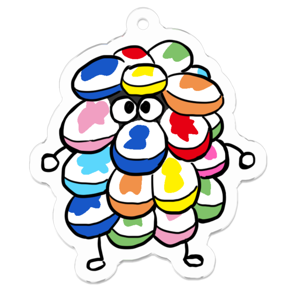 マスコットクリーナーおばけアクキー(コーティング)