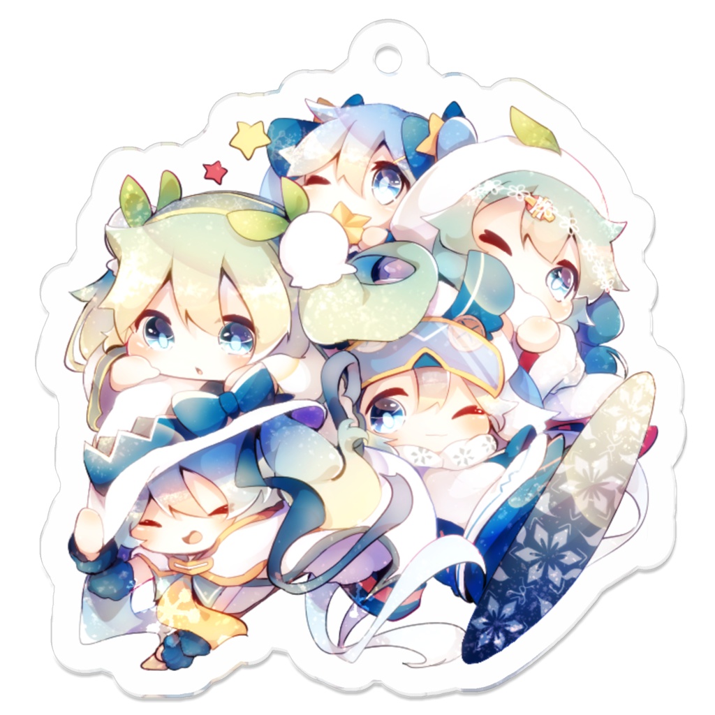 雪ミクアクリルキーホルダー