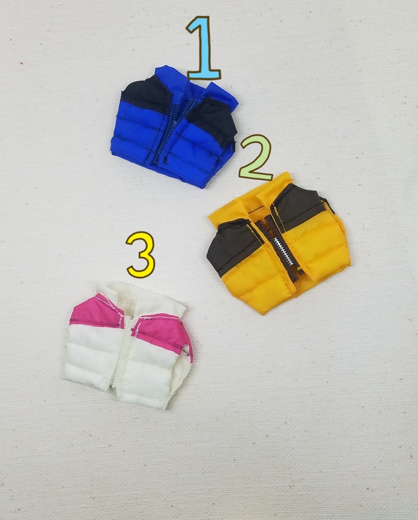 ぬい服 ダウンベスト ボアジャケット 10cm 12cmサイズ