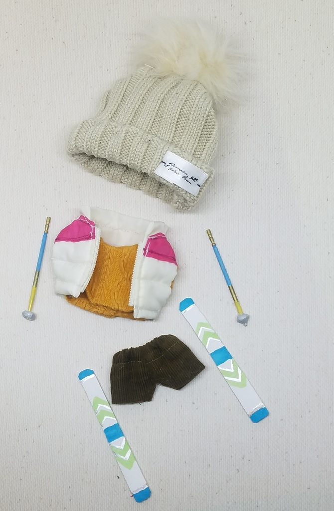 ぬい服 ダウンベスト ボアジャケット 10cm 12cmサイズ