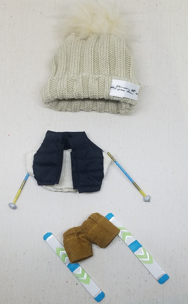 ぬい服 ダウンベスト ボアジャケット 10cm 12cmサイズ