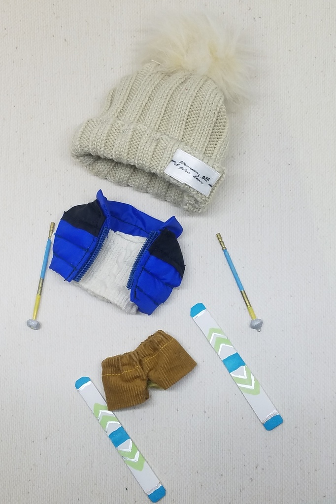 ぬい服 ダウンベスト ボアジャケット 10cm 12cmサイズ