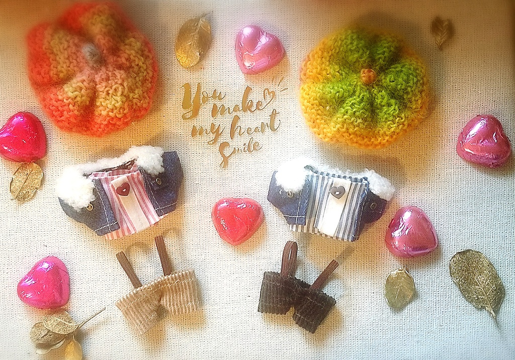 ぬい服 バレンタインコーデ セット