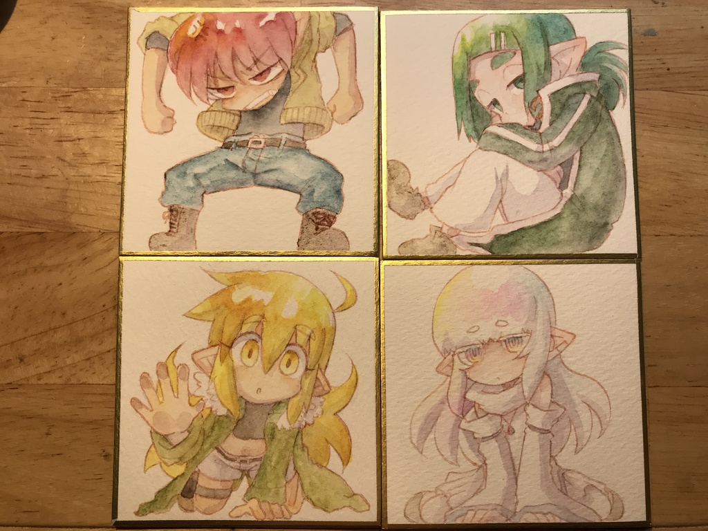 ミニ色紙セット2