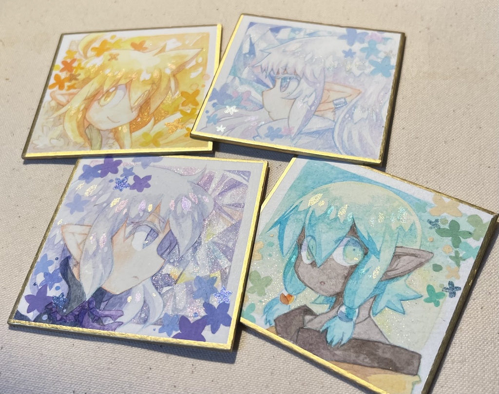 妖精たちの豆色紙✨
