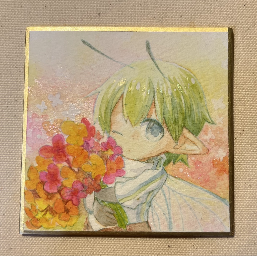 妖精たちの豆色紙✨