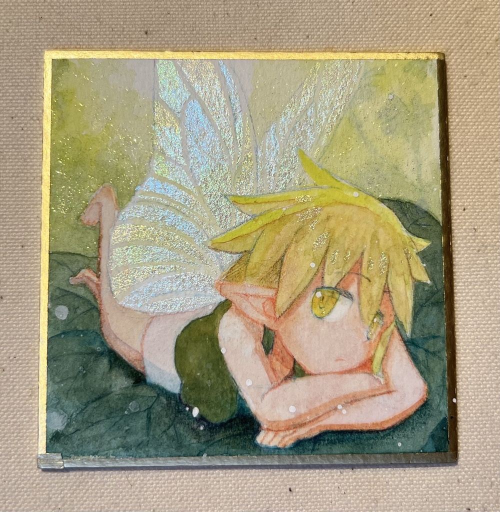 妖精たちの豆色紙✨