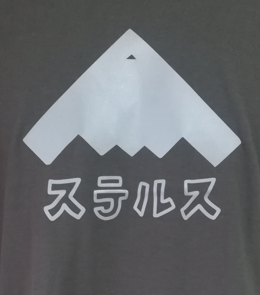 New新色追加 【特殊加工】B-2スピリット先輩。(シルバー反射プリント)