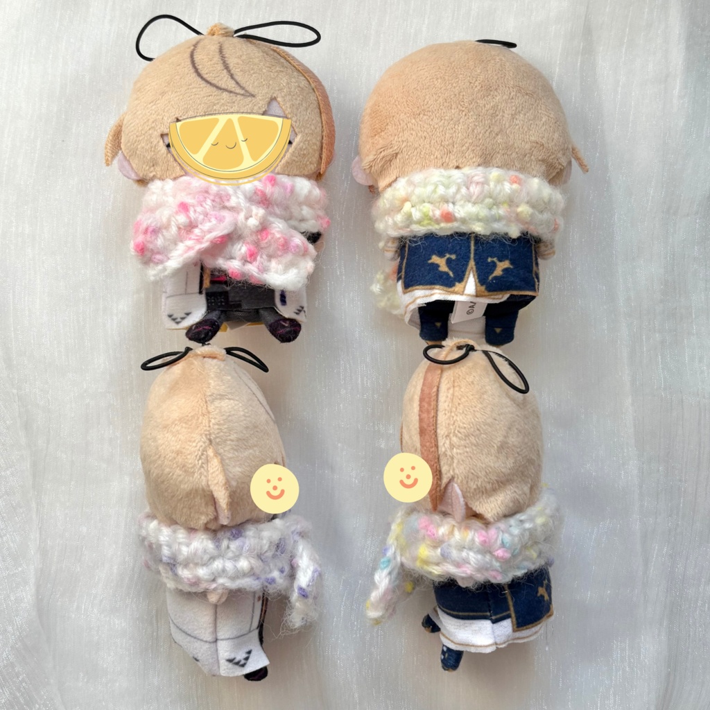 あったかポンポンマフラー