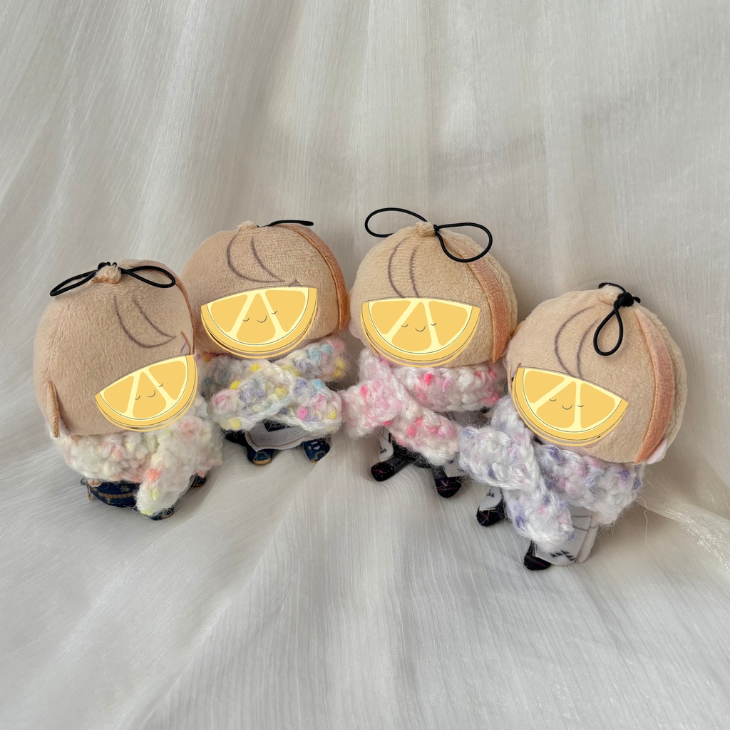 あったかポンポンマフラー