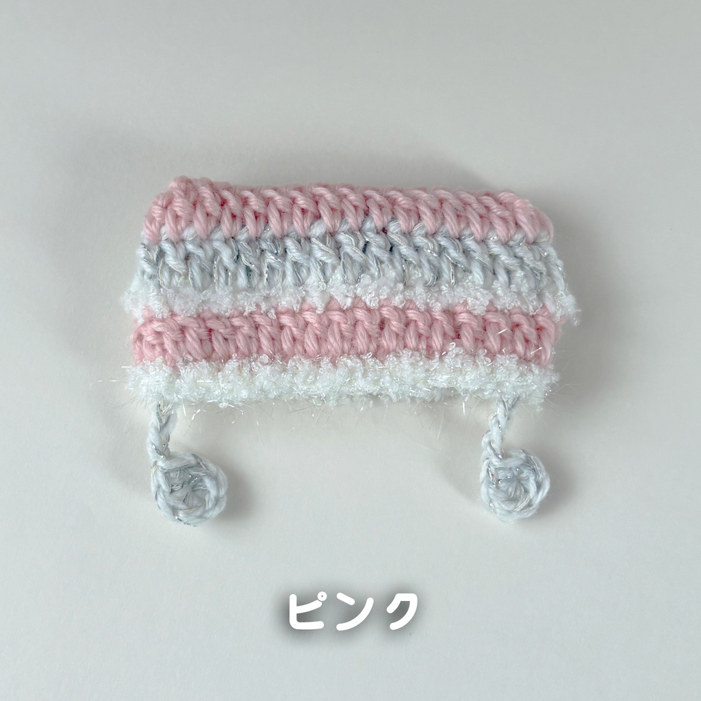 ラメ入り猫耳帽子