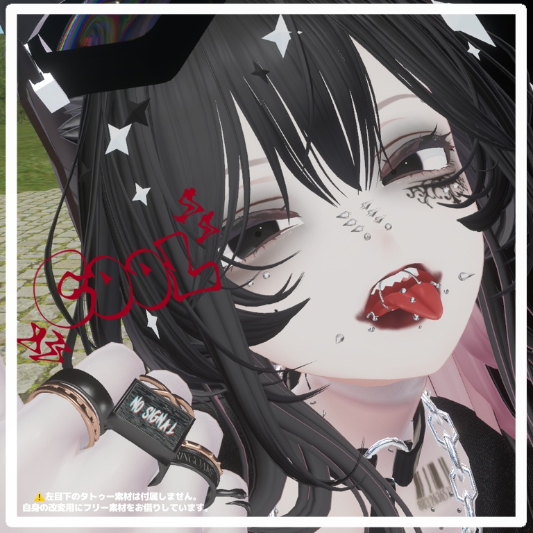 【森羅shinra】make & eye texture ーCOOL BLACKー