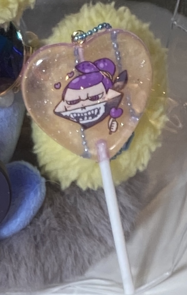 スカル君ペロキャンアクキー