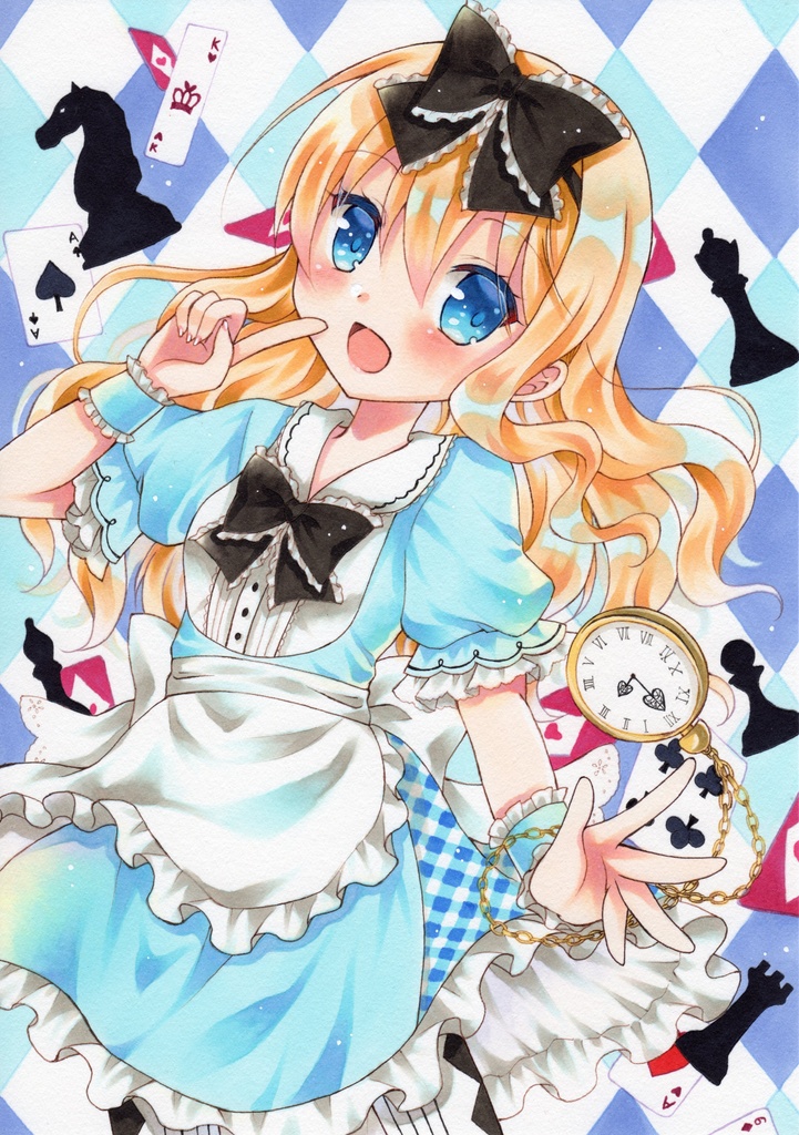 手描きイラスト アリスの世界 星影ロンド Booth