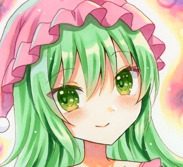 手描きイラスト　東方旧作　幽香　A5サイズ