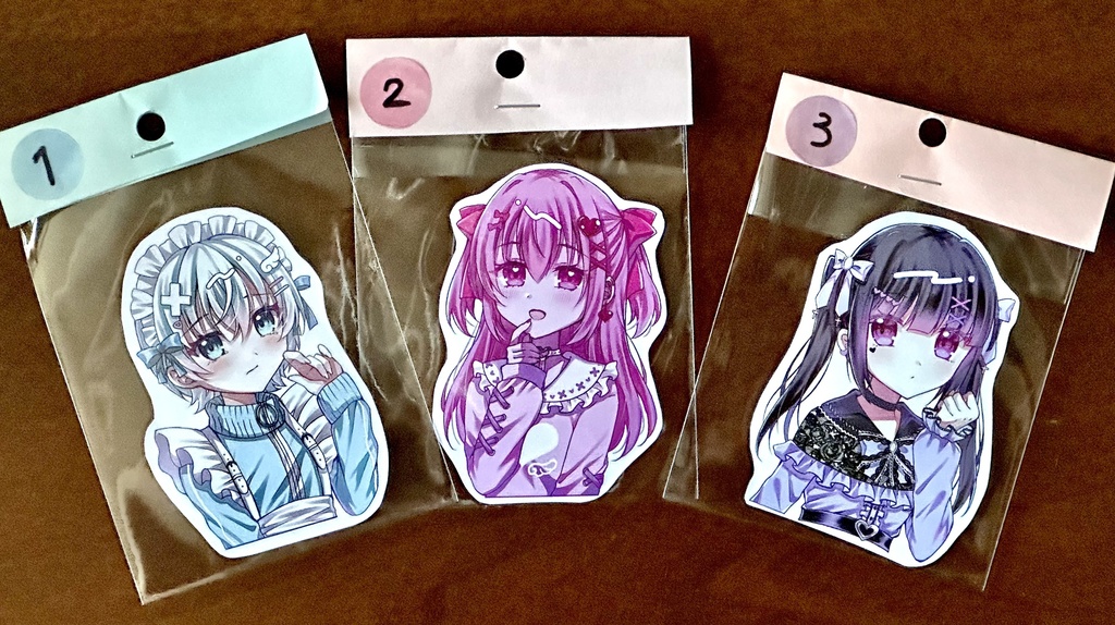 創作ステッカー 全3種