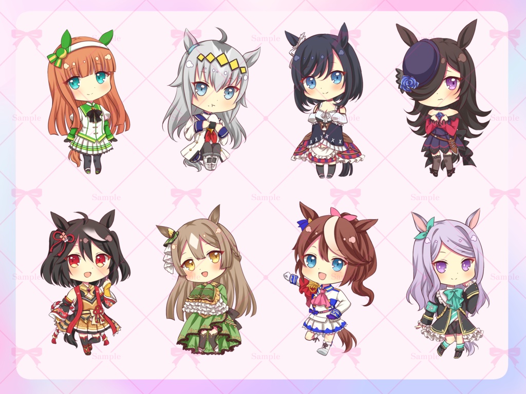 ウマ娘ステッカーセット