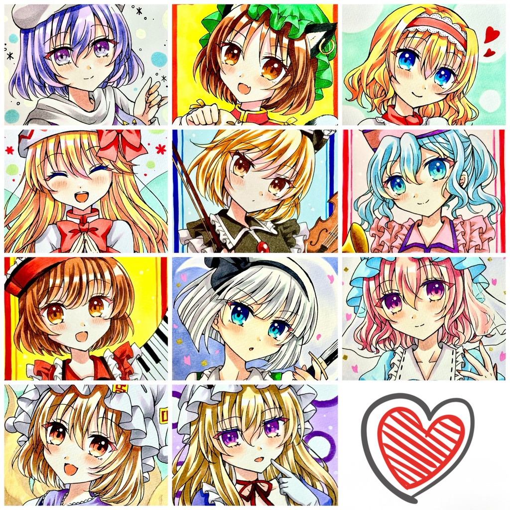 【簡易リクエスト】ミニ色紙オーダー