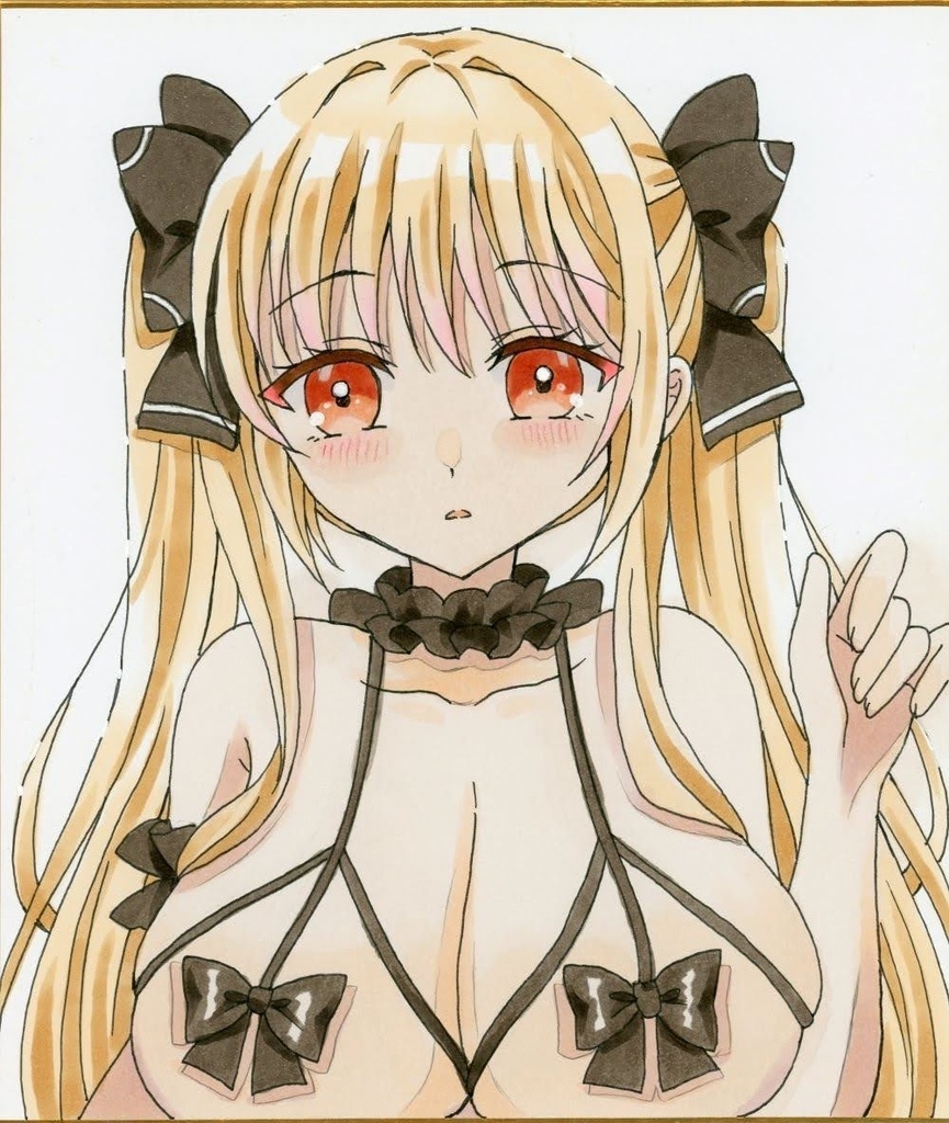 手描きイラスト アズールレーン 『フォーミダブル』 中色紙