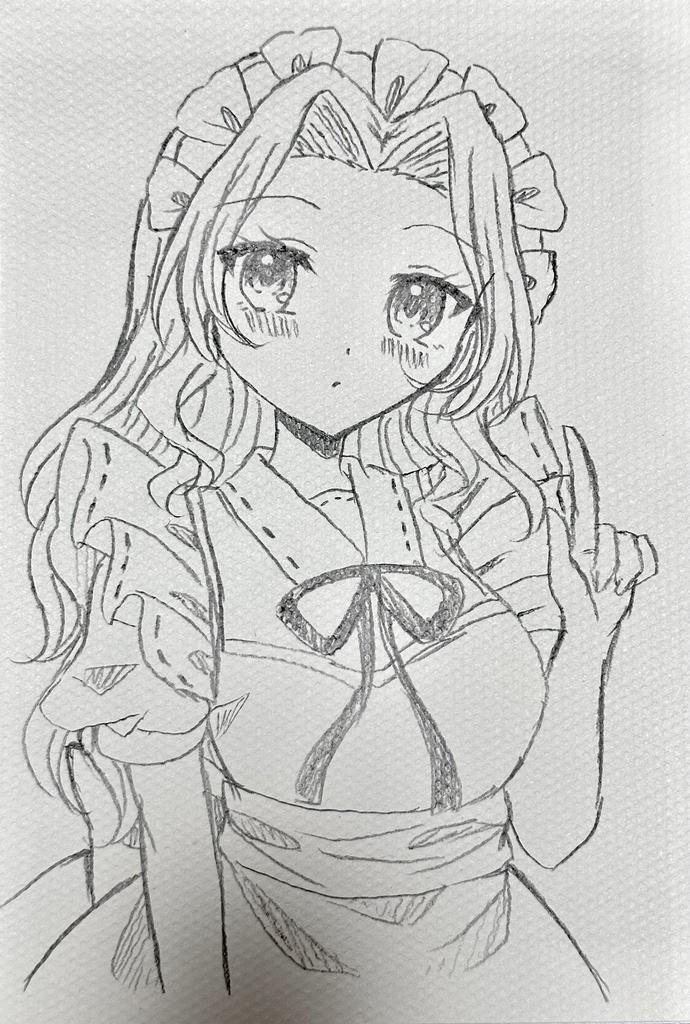 手描きイラスト 『東方Project 東方旧作 ラフ6枚セット』B6サイズ