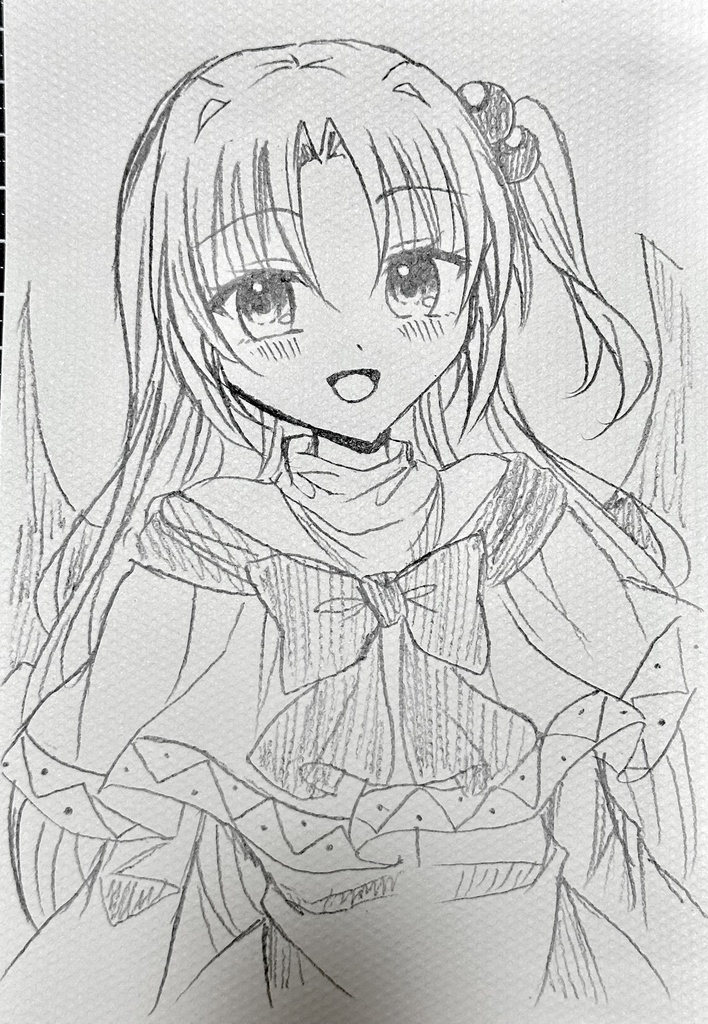 手描きイラスト 『東方Project 東方旧作 ラフ6枚セット』B6サイズ