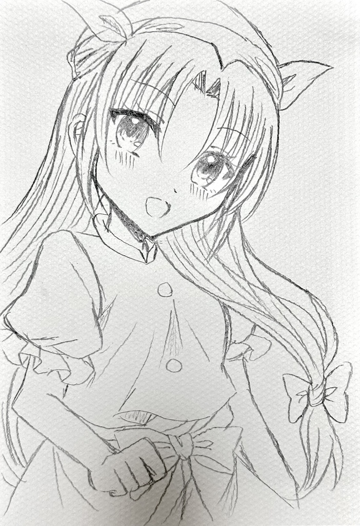 手描きイラスト 『東方Project 東方旧作 ラフ6枚セット』B6サイズ