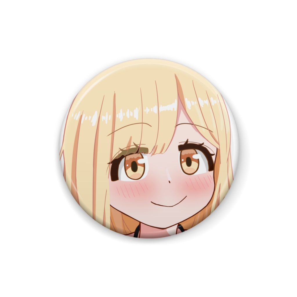 金髪ビキニちゃん缶バッジ