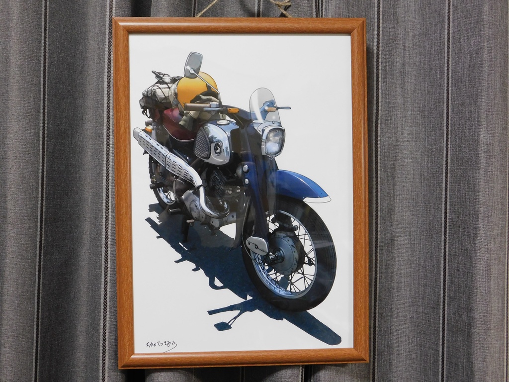 ホンダCS92 簡易額装品Ｂ４サイズ