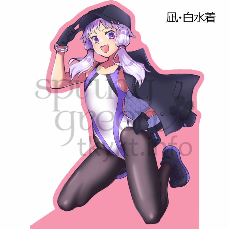 【4種あり】競泳水着結月ゆかりさんアクリルフィギュア