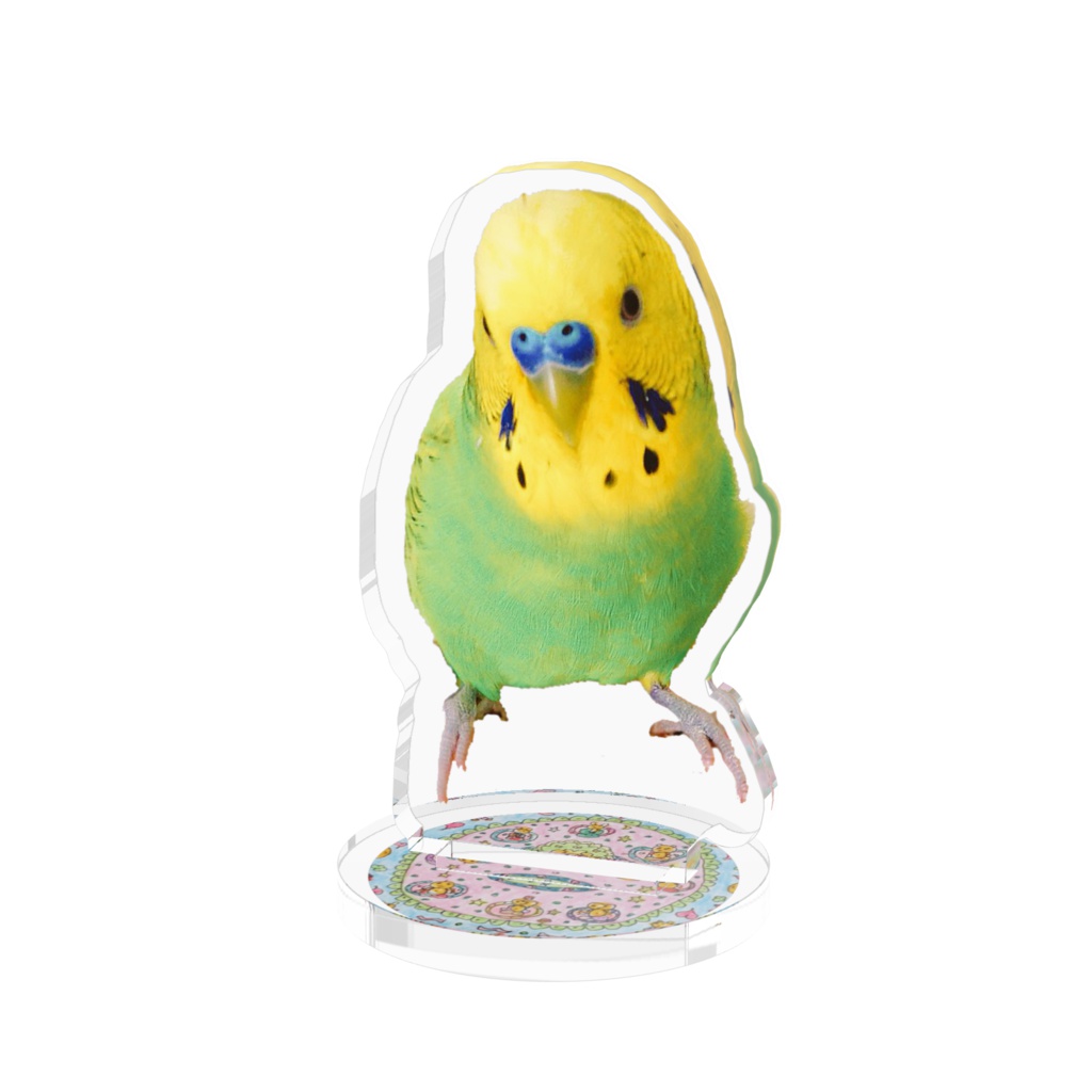 インコの小次郎・アクリルフィギュア