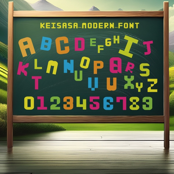 【商用可】 Keisasa_Modern_font.ttf|デジタル風ディスプレイフォント