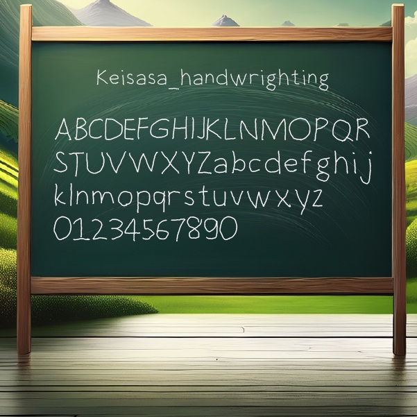 【商用可】Keisasa-handwriting.ttf|ゆるかわ手書き風フォント