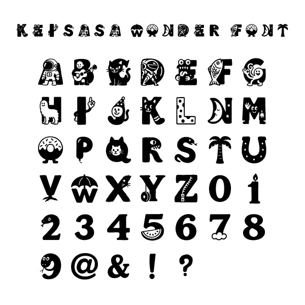 【商用可】Keisasa wonder font.ttf|ファンタジー風デコレーションフォント