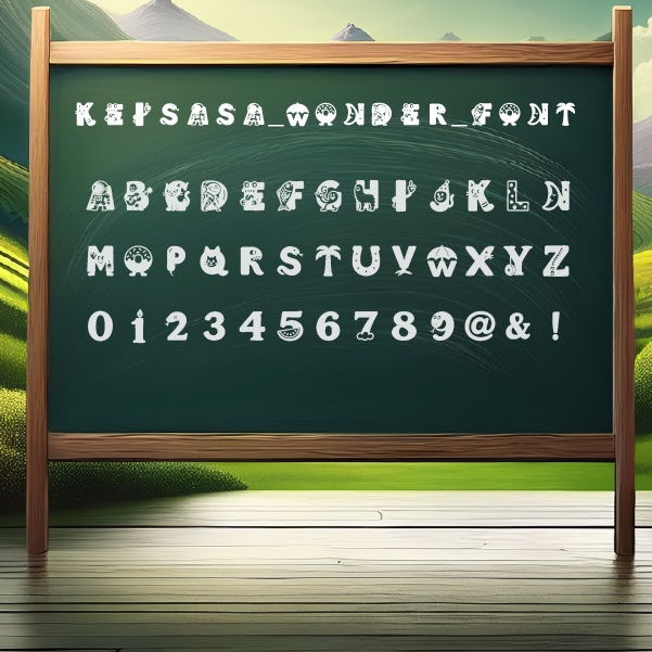 【商用可】Keisasa wonder font.ttf|ファンタジー風デコレーションフォント