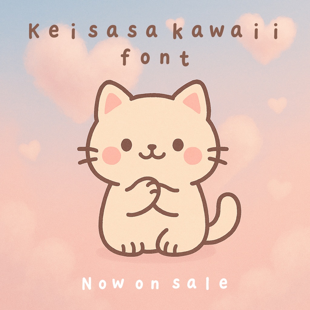 【商用可】Keisasa kawaii font｜ゆるふわ・キュート系丸ゴシックフォント