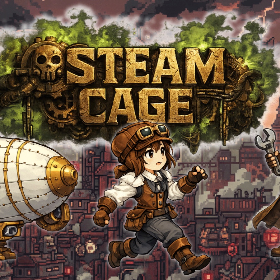 【Windows版PCゲーム】STEAM CAGE