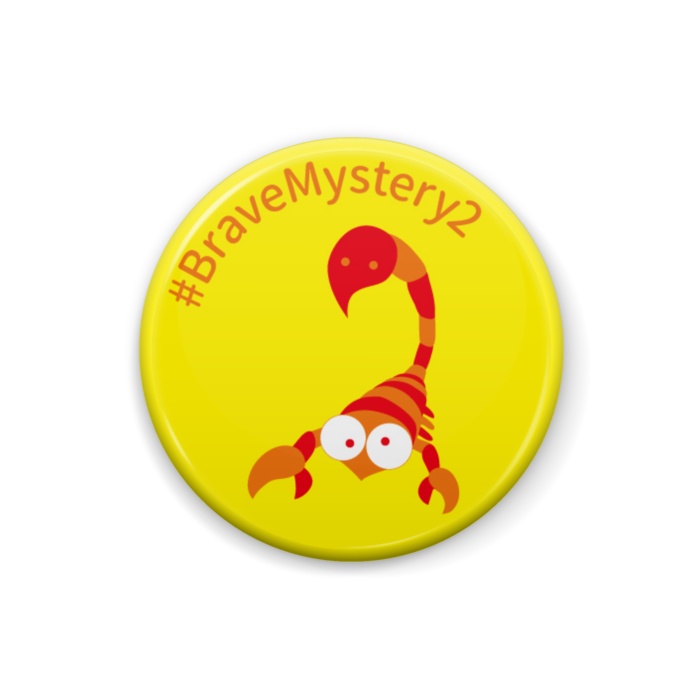 【缶バッジ】Brave Mysteryタイトルロゴ【投げ銭】