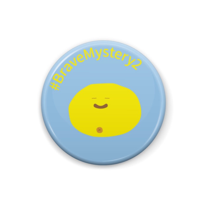 【缶バッジ】Brave Mysteryタイトルロゴ【投げ銭】