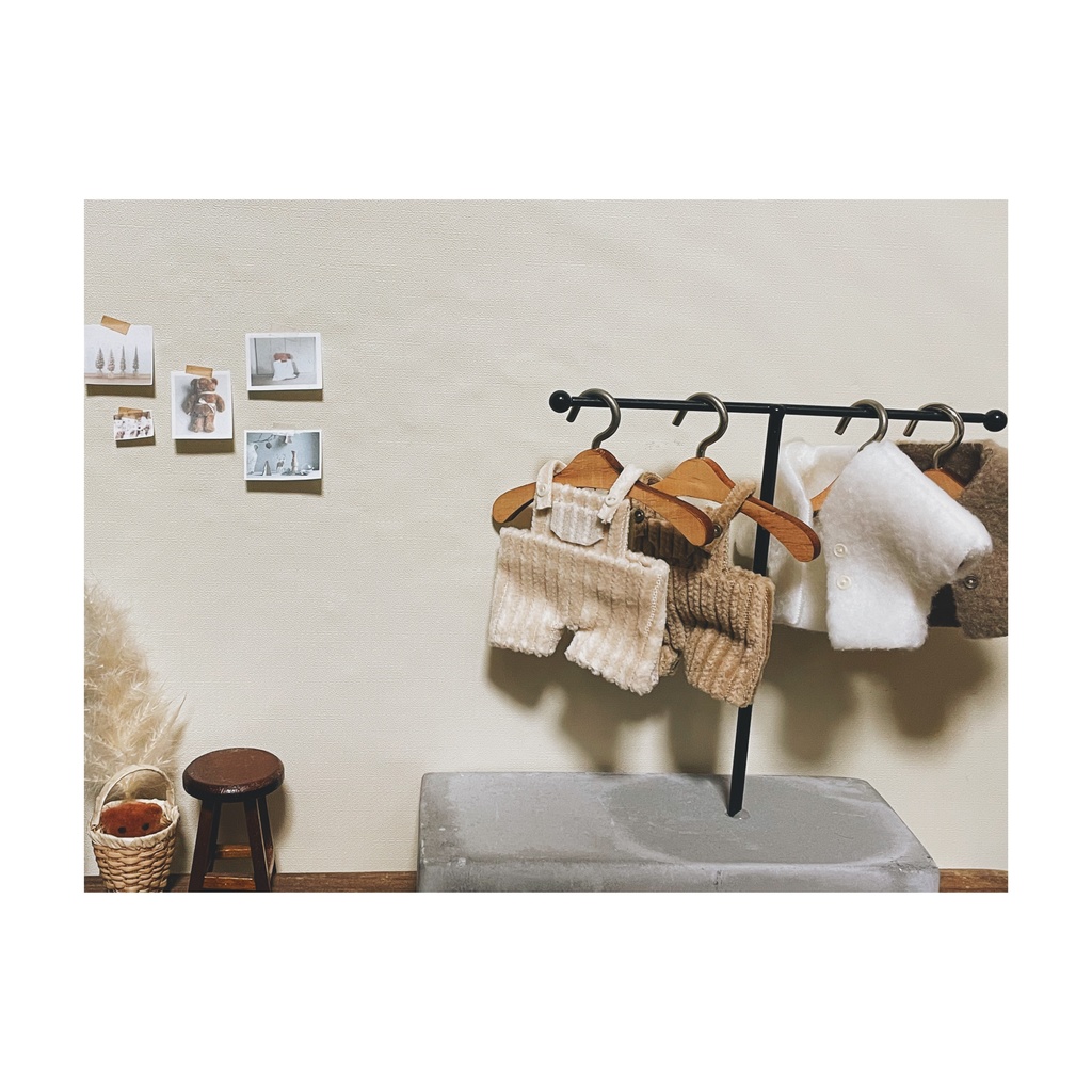 corduroy salopette set