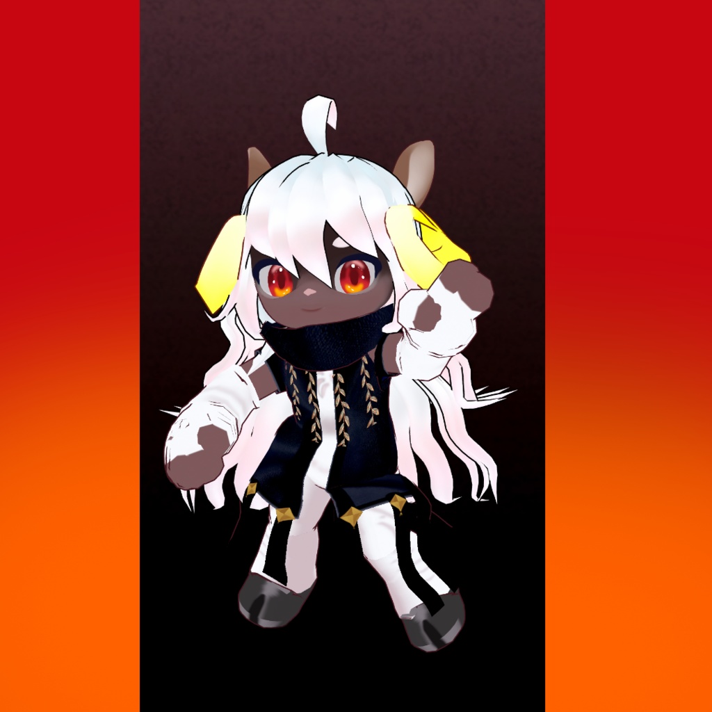 【VRoidオリジナルモデル】ダズルダスク【vrmファイル】