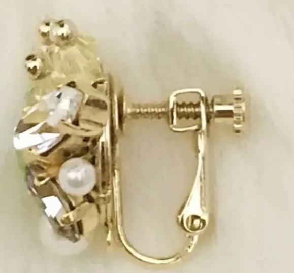 イヤリング ティンカーベル モチーフ