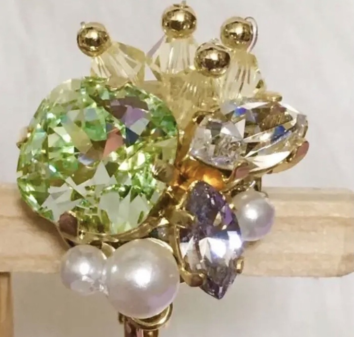 イヤリング ティンカーベル モチーフ