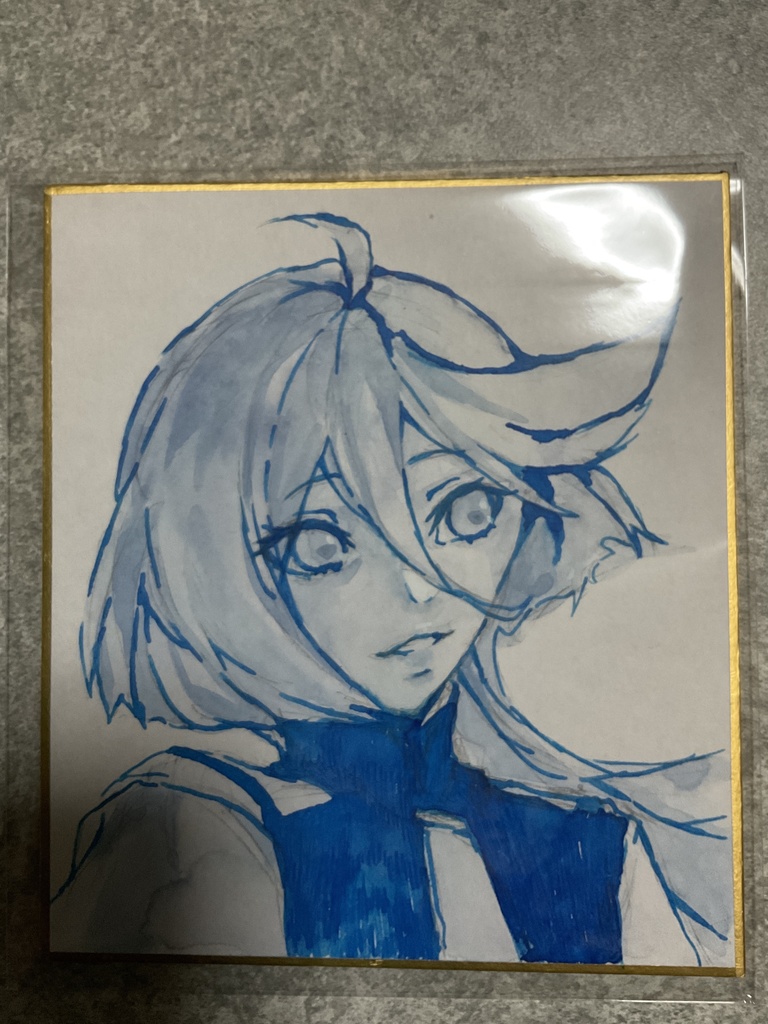 手書き色紙　ミオリネ
