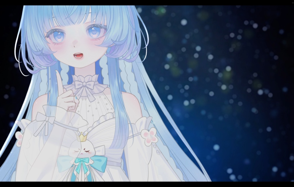 【Vtuberモデル】深海と夢の中で歌う少女【汎用型live2d】