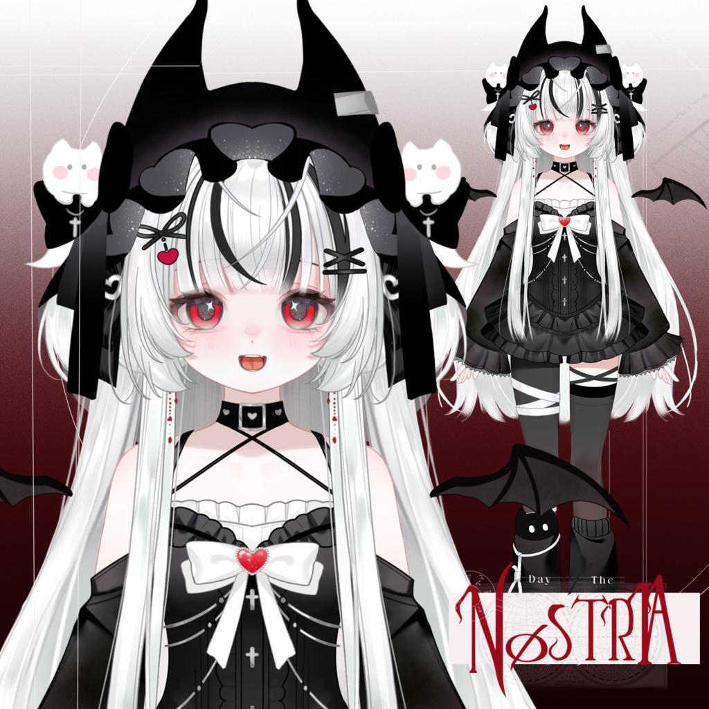 【live2dモデル/live2d model】Nostria【汎用型live2d】