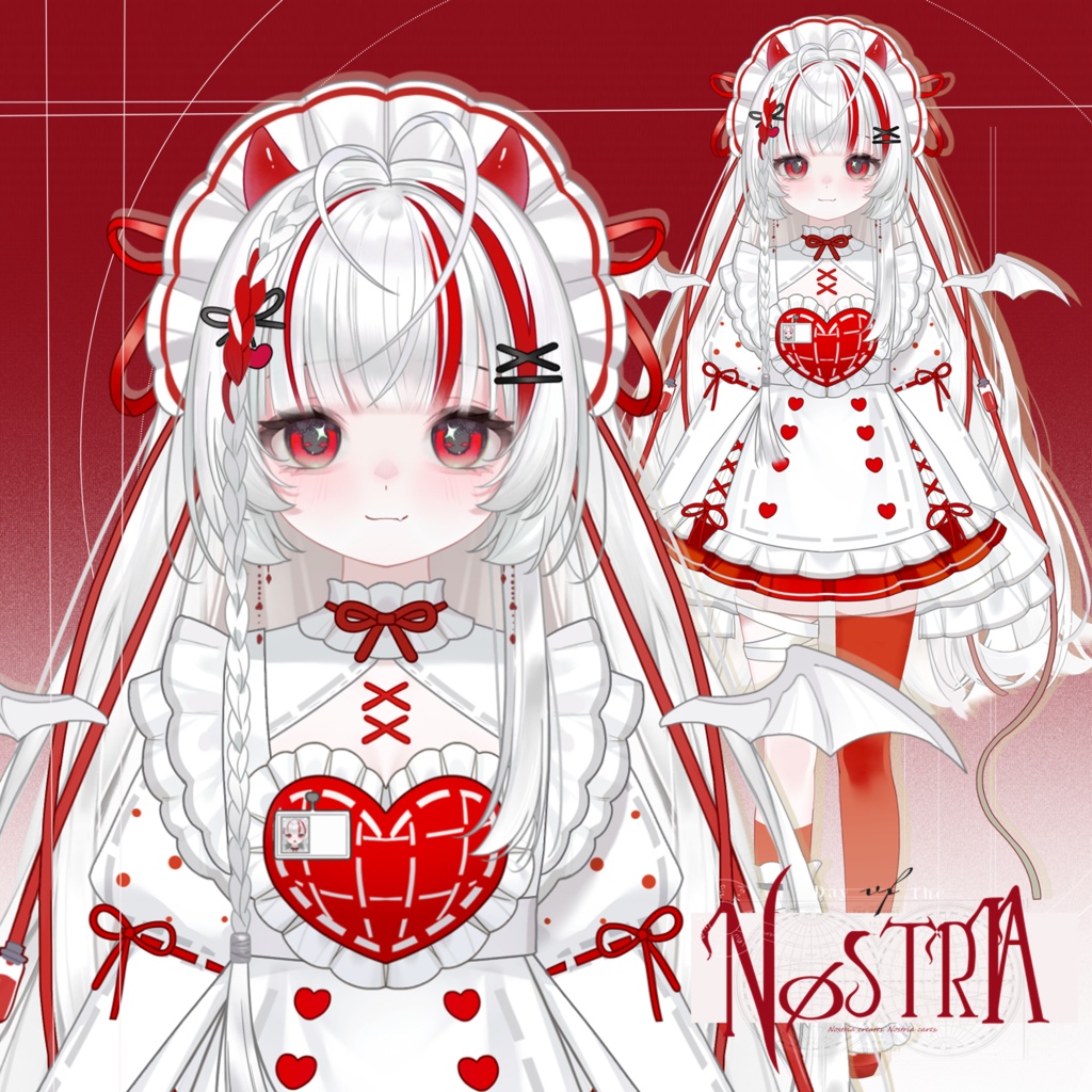 【live2dモデル/live2d model】Nostria【汎用型live2d】