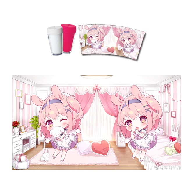 兎桃みみこ 50000人達成記念グッズ