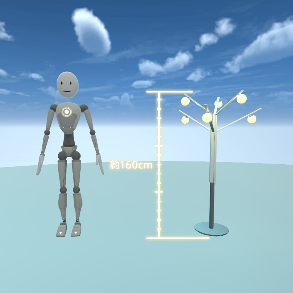 VRChat向け照明アイテム 「PalmLight」